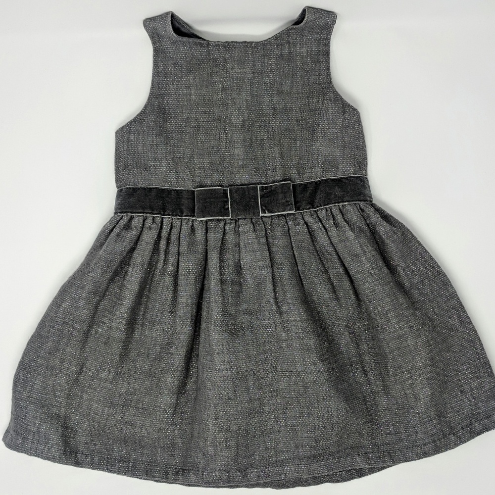 Cat & Jack Silver Holiday Formal Dress 3T